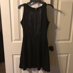 Black skater dress